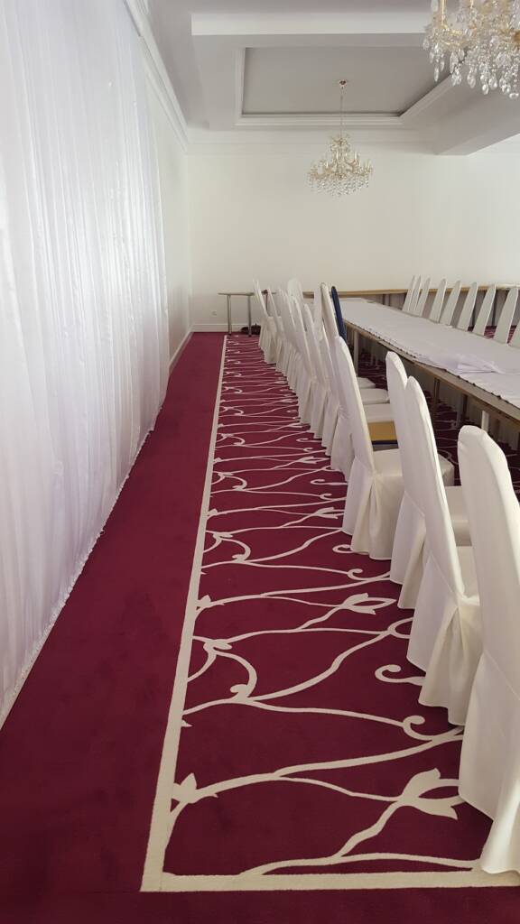 Wykładzina dywanowa w restauracji w Czarnym Lesie – wzór zaprojektowany dla klienta 3