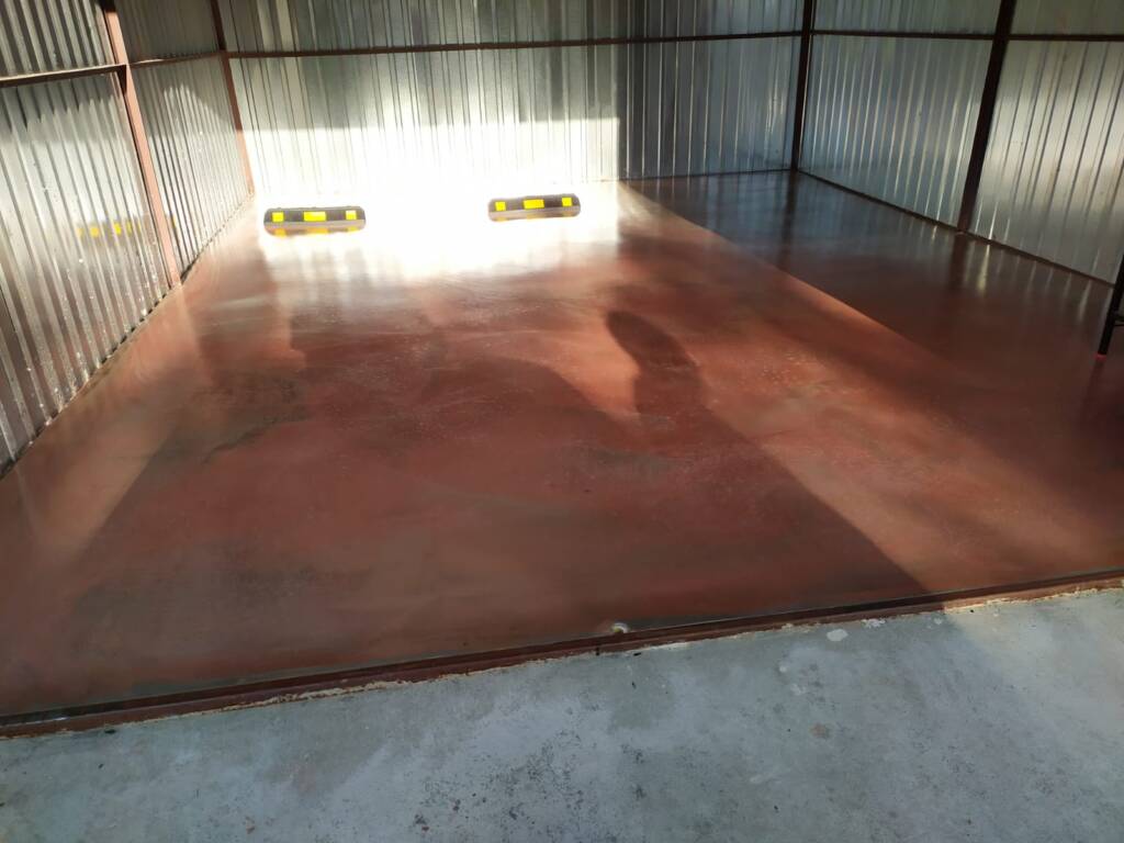 Posadzka mineralna w garażu - Olsztyn 2