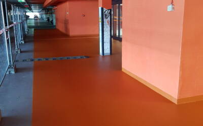 Posadzka żywiczna – Galeria Jurajska, Częstochowa