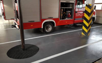 Posadzka żywiczna – Myszków, Straż Pożarna