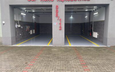 Posadzka żywiczna – Ochotnicza Straż Pożarna Rększowice