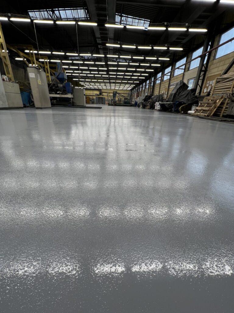 Posadzka żywiczna w zakładzie produkcyjnym w Częstochowie 2